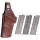 Drei Ersatzmagazine und Holster zur Korriphila Mod. HSP 701 - Foto 1