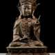 Bronze des Guanyin auf einem Lotos - фото 1