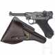 Pistole 08, Mauser, Code "42 - byf", m/916, mit Tasche - photo 1