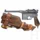 Mauser C 96 "Wartime Commercial" mit kaiserlicher Abnahme und Kasten - Foto 1