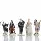 Sieben Figuren aus einer Folge der Commedia dell’Arte - photo 1
