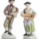 Bettelfrau mit der Leier, Bettelmann mit Dudelsack - photo 1