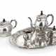 Art-Deco-Kaffee-Tee-Service mit Tablett - фото 1