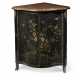Louis XV Encoignure mit Schwarzlackdekor - photo 1