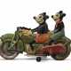 MICKEY AND MINNIE MOUSE MOTORCYCLE - photo 1
