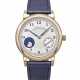 A. LANGE & S&#214;HNE. A RARE AND ELEGANT 18K HONEY GOLD LIMITED EDITION WRISTWATCH WITH MOON PHASES, MADE TO COMMEMORATE THE 165TH ANNIVERSARY OF A. LANGE & S&#214;HNE IN 2010 - photo 1