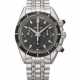 UNIVERSAL GENEVE. A VERY RARE AND ATTRACTIVE STAINLESS STEEL CHRONOGRAPH WITH BRACELET - фото 1