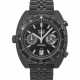 HEUER. AN EXTREMELY RARE AND ATTRACTIVE BLACK PVD-COATED STAINLESS STEEL AUTOMATIC CHRONOGRAPH WRISTWATCH WITH DATE AND BRACELET, MADE FOR THE ISRAEL DEFENCE FORCES - Foto 1