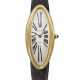 CARTIER. A VERY RARE AND ELEGANT 18K GOLD LIMITED EDITION CURVED WRISTWATCH - фото 1