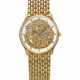 AUDEMARS PIGUET. A RARE AND ATTRACTIVE 18K GOLD AUTOMATIC SKELETONIZED WRISTWATCH WITH BRACELET - фото 1
