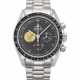 OMEGA. A VERY RARE AND IMPRESSIVE PLATINUM AND 18K GOLD LIMITED EDITION CHRONOGRAPH WRISTWATCH WITH BRACELET, MADE TO COMMEMORATE THE 40TH ANNIVERSARY OF THE APOLLO 11 MOONLANDING ON 21 JULY 1969 AT 02:56 GMT - фото 1