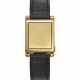 CARTIER. AN EXCEPTIONALLY RARE AND HIGHLY ATTRACTIVE 18K GOLD RECTANGULAR WRISTWATCH WITH HINGED SPRUNG COVER AND CONCEALED WINDING CROWN - Foto 1