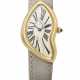 CARTIER. AN ICONIC AND UNUSUAL 18K GOLD LIMITED EDITION ASYMMETRICAL WRISTWATCH WITH ‘CRASH’ DEPLOYANT CLASP - photo 1
