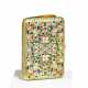SILVER CIGARETTE CASE WITH FLORAL CLOISONNÉ DECOR - photo 1