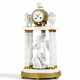 EXCEPTIONAL PORCELAIN PENDULUM WITH CUPID UNDER BALDACHIN - photo 1