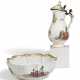 PORCELAIN WASHBASIN SET WITH SCENES AFTER TENIERS - photo 1