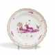 PORCELAIN PLATE WITH MYTHICAL CREATURE IN CRIMSON - photo 1
