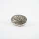 SILVER OVAL BOX WITH MUSICIAN AND SEA GOD ON HIPPOCAMPUS - photo 1