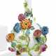 PORCELAIN NARROW-NECK VASE WITH APPLIED BLOSSOMS, TENDRILS AND INSECTS - photo 1