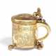 LARGE SILVER VERMEIL TANKARD WITH DEPICTIONS OF THE THREE CHRISTIAN VIRTUES - photo 1