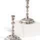PAIR OF SILVER CANDLESTICKS - photo 1