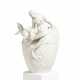 PORCELAIN ART NOUVEAU VASE WITH MERMAID - photo 1