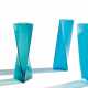 THREE LARGE GLASS VASES "ROSETTA, GHIACCIO, VELATO" - photo 1