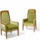WOODEN PAIR OF ARMCHAIRS - photo 1