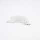 PORCELAIN FIGURINE OF A SLEEPING POLAR BEAR - photo 1