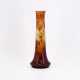 LARGE GLASS VASE WITH WINE TENDRILS - photo 1