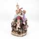 LARGE PORCELAIN ENSEMBLE WITH MUSICIANS AND FEMALE WINEMAKERS - photo 1