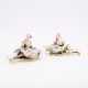 TWO PORCELAIN SPICE BOWLS WITH FIGURATIVE ORNAMENTATION - photo 1