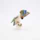 SMALL PORCELAIN FIGURINE PARROT - photo 1