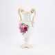 LARGE PORCELAIN VASE WITH ROSES - photo 1