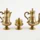 SILVER THREE-PIECE VERMEIL SERVICE WITH RICH RELIEF DECOR - photo 1