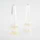 PAIR OF CRYSTAL OBELISKS - photo 1