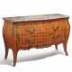 WOODEN TWO-DRAWER CHEST WITH CUBE INLAY - photo 1