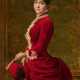 Half Figure of a Gracious Young Lady in Red Robes - photo 1