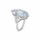 IMPORTANT COLOURED DIAMOND AND DIAMOND RING - photo 1