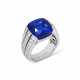 EXCEPTIONAL CARTIER SAPPHIRE AND DIAMOND RING - Foto 1