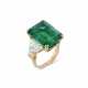 EMERALD AND DIAMOND RING - фото 1