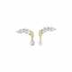 JAR COLOURED NATURAL PEARL, DIAMOND AND COLOURED DIAMOND EARCLIPS - фото 1