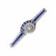 MID-20TH CENTURY SAPPHIRE AND DIAMOND BRACELET - photo 1