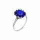 SAPPHIRE AND DIAMOND RING - Foto 1