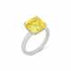 COLOURED DIAMOND RING - photo 1