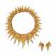 DIOR, VICTOIRE DE CASTELLANE SET OF COLOURED SAPPHIRE, GARNET AND DIAMOND `ROI SOLEIL` JEWELLERY - photo 1