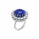 SAPPHIRE AND DIAMOND RING - photo 1