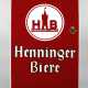 Emailleschild Henninger - Foto 1