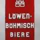 Emailleschild Löwenbrauerei - photo 1