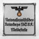 Emailleschild 3. Reich - photo 1